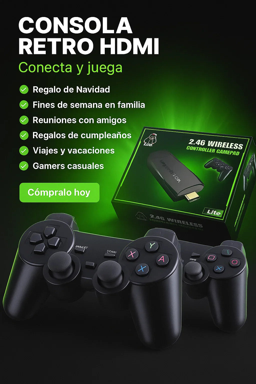 CONSOLA GAMER RETRO - 20000 JUEGOS Envio gratis